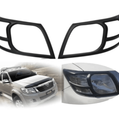 HILUX VIGO CHAMP HEADLIGHT Covers (2012-14)(BLACK)